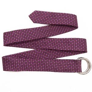 J.Crew Pink Silk D Ring Belt Size S/M